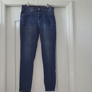 Nanette Lepore Blue Skinny Jeans High-Rise